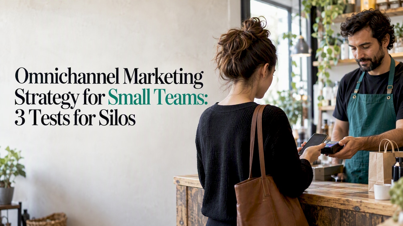 Omnichannel Marketing Strategy for Small Teams: 3 Tests for Silos